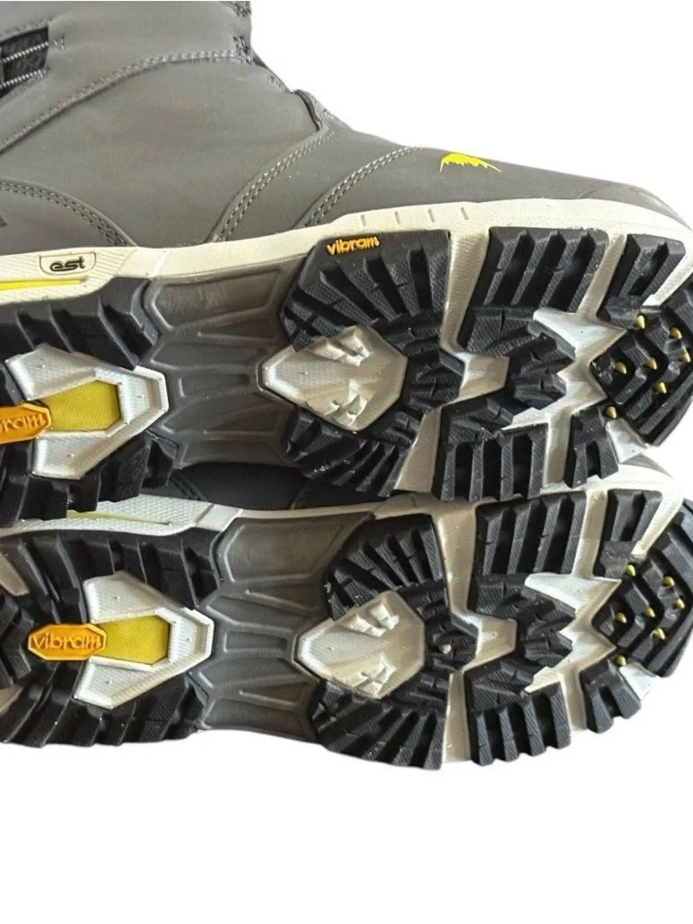 Burtons Photon BOA Imprint 3 Snowboard Boots Gray Black Size 7.5 Mens